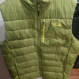The North Face Men's  Green Quilted Puffer Vest